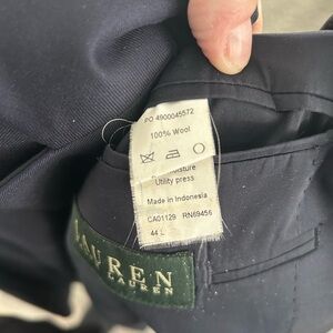 Lauren Ralph Lauren Black Jacket with Green Label